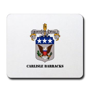 CB - M01 - 03 - Carlisle Barracks with Text - Mousepad