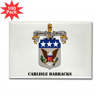 CB - M01 - 01 - Carlisle Barracks with Text - Rectangle Magnet (100 pack)