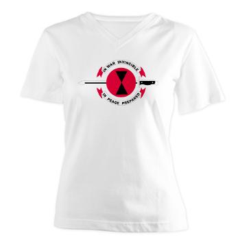 CC - A01 - 04 - Camp Casey - Women's V-Neck T-Shirt