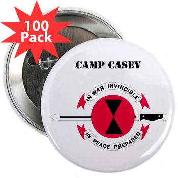 CC - M01 - 01 - Camp Casey with Text - 2.25" Button (100 pack)