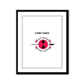 CC - M01 - 02 - Camp Casey with Text - Framed Panel Print - Click Image to Close