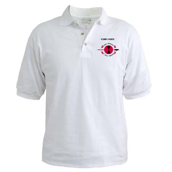CC - A01 - 04 - Camp Casey with Text - Golf Shirt