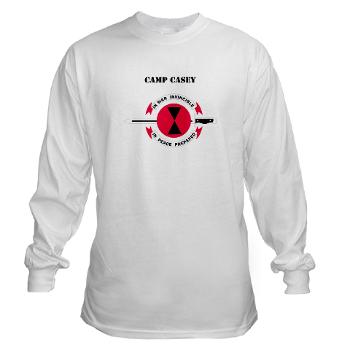 CC - A01 - 03 - Camp Casey with Text - Long Sleeve T-Shirt