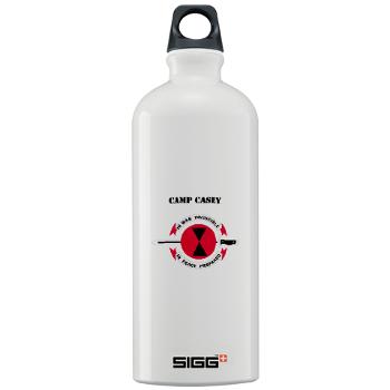 CC - M01 - 03 - Camp Casey with Text - Sigg Water Bottle 1.0L