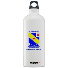 CC52IR - M01 - 03 - DUI - C Company - 52nd Infantry Regt with Text - Sigg Water Bottle 1.0L