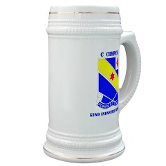 CC52IR - M01 - 03 - DUI - C Company - 52nd Infantry Regt with Text - Stein - Click Image to Close