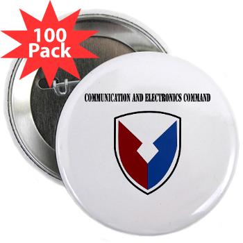 CEC - M01 - 01 - Communication and Electronics Command with Text - 2.25" Button (100 pack)