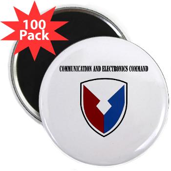 CEC - M01 - 01 - Communication and Electronics Command with Text - 2.25" Magnet (100 pack)