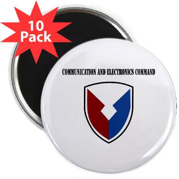CEC - M01 - 01 - Communication and Electronics Command with Text - 2.25" Magnet (10 pack)