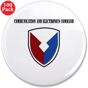 CEC - M01 - 01 - Communication and Electronics Command with Text - 3.5" Button (100 pack)