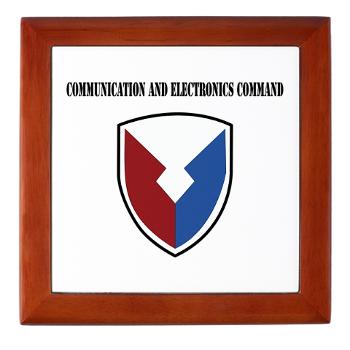 CEC - M01 - 03 - Communication and Electronics Command with Text - Keepsake Box