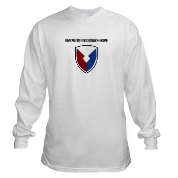 CEC - A01 - 03 - Communication and Electronics Command with Text - Long Sleeve T-Shirt