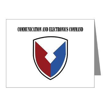 CEC - M01 - 02 - Communication and Electronics Command with Text - Note Cards (Pk of 20)