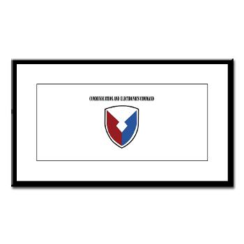 CEC - M01 - 02 - Communication and Electronics Command with Text - Small Framed Print