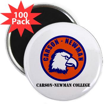 CNC - M01 - 01 - SSI - ROTC - Carson-Newman College with Text - 2.25" Magnet (100 pack) - Click Image to Close