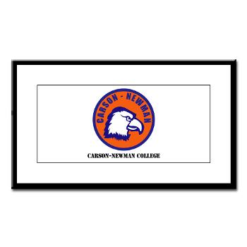 CNC - M01 - 02 - SSI - ROTC - Carson-Newman College with Text - Small Framed Print