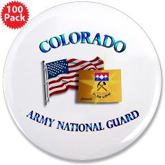 COLORADOARNG - M01 - 01 - Colorado Army National Guard - 3.5" Button (100 pack)