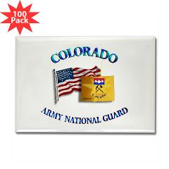 COLORADOARNG - M01 - 01 - Colorado Army National Guard - Rectangle Magnet (100 pack)