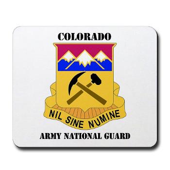 COLORADOARNG - M01 - 03 - DUI - Colorado Army National Guard With Text - Mousepad