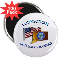 CONNECTICUTARNG - M01 - 01 - DUI - Connecticut Army National Guard 2.25" Magnet (100 pack) - Click Image to Close