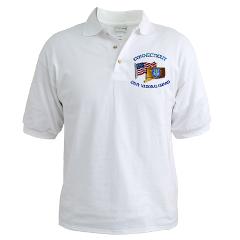 CONNECTICUTARNG - A01 - 04 - DUI - Connecticut Army National Guard Golf Shirt