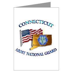 CONNECTICUTARNG - M01 - 02 - DUI - Connecticut Army National Guard Greeting Cards (Pk of 10) - Click Image to Close