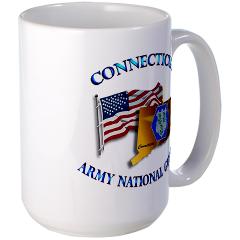 CONNECTICUTARNG - M01 - 03 - DUI - Connecticut Army National Guard Large Mug - Click Image to Close