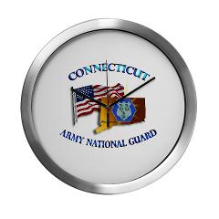 CONNECTICUTARNG - M01 - 03 - DUI - Connecticut Army National Guard Modern Wall Clock - Click Image to Close