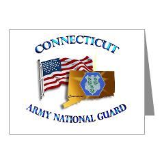 CONNECTICUTARNG - M01 - 02 - DUI - Connecticut Army National Guard Note Cards (Pk of 20)