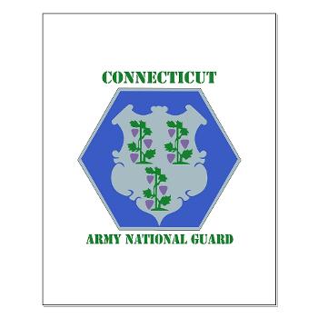 CONNECTICUTARNG - M01 - 02 - DUI - Connecticut Army National Guard with text Small Poster