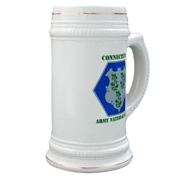 CONNECTICUTARNG - M01 - 03 - DUI - Connecticut Army National Guard with text Stein