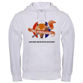CRB - A01 - 03 - DUI - Columbia Recruiting Bn with Text - Hooded Sweatshirt