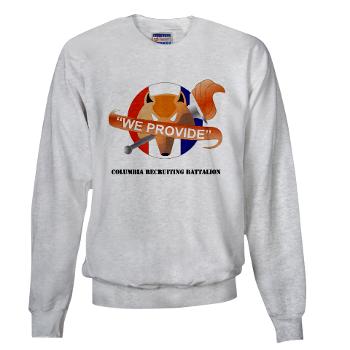 CRB - A01 - 03 - DUI - Columbia Recruiting Bn with Text - Sweatshirt - Click Image to Close