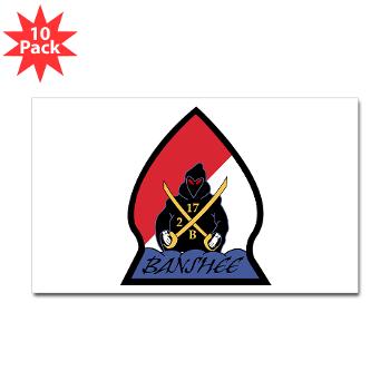 CRB - M01 - 01 - DUI - Cleveland Recruiting Battalion - Sticker (Rectangle 10 pk)