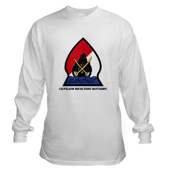 CRB - A01 - 04 - DUI - Cleveland Recruiting Battalion with Text - Long Sleeve T-Shirt - Click Image to Close