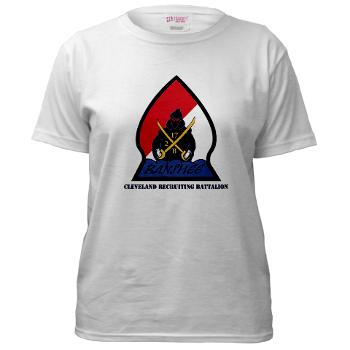 CRB - A01 - 04 - DUI - Cleveland Recruiting Battalion with Text - Value T-shirt - Click Image to Close