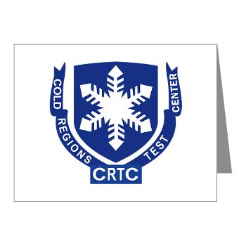 CRTC - M01 - 02 - DUI - Cold Regions Test Center (CRTC) - Note Cards (Pk of 20) - Click Image to Close