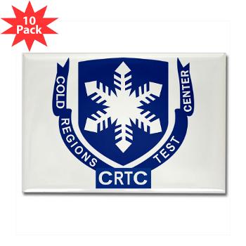 CRTC - M01 - 01 - DUI - Cold Regions Test Center (CRTC) - Rectangle Magnet (10 pack)