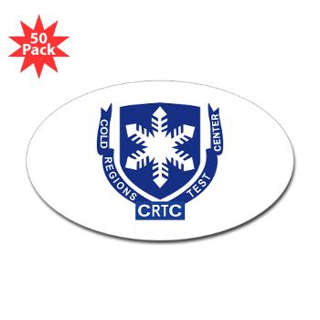 CRTC - M01 - 01 - DUI - Cold Regions Test Center (CRTC) - Sticker (Oval 50 pk)