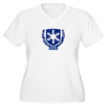 CRTC - A01 - 04 - DUI - Cold Regions Test Center (CRTC) - Women's V-Neck T-Shirt