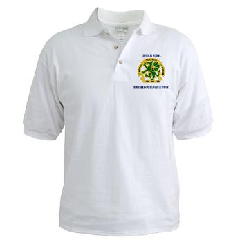 CSHQHQC - A01 - 04 - DUI - Chemical School - HQ and HQ Coy with Text - Golf Shirt