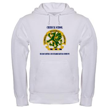 CSHQHQC - A01 - 03 - DUI - Chemical School - HQ and HQ Coy with Text - Hooded Sweatshirt