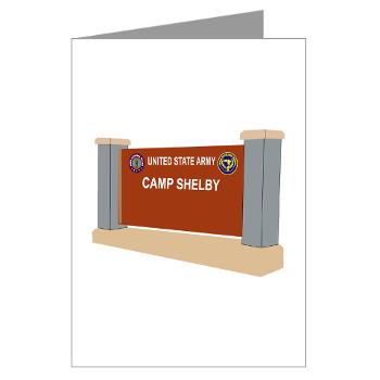 CShelby - M01 - 02 - Camp Shelby - Greeting Cards (Pk of 10) - Click Image to Close