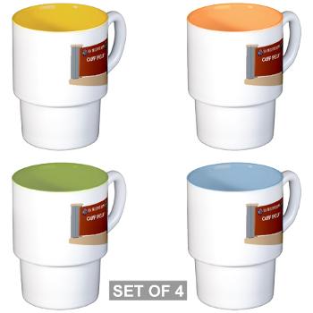 CShelby - M01 - 03 - Camp Shelby - Stackable Mug Set (4 mugs) - Click Image to Close