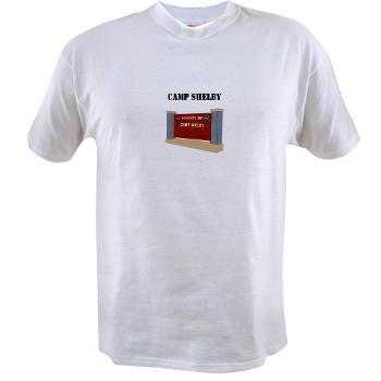 CShelby - A01 - 04 - Camp Shelby with Text - Value T-shirt