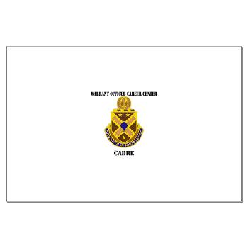 CWOCC - M01 - 02 - DUI - Warrant Officer Career Center - Cadre with Text - Large Poster