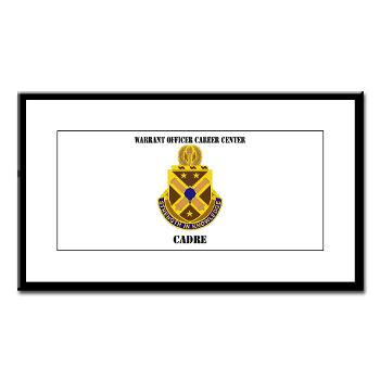 CWOCC - M01 - 02 - DUI - Warrant Officer Career Center - Cadre with Text - Small Framed Print