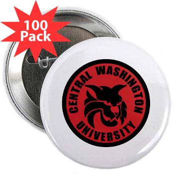 CWU - M01 - 01 - SSI - ROTC - Central Washington University - 2.25" Button (100 pack)