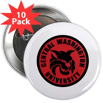 CWU - M01 - 01 - SSI - ROTC - Central Washington University - 2.25" Button (10 pack)