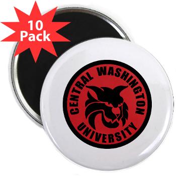 CWU - M01 - 01 - SSI - ROTC - Central Washington University - 2.25" Magnet (10 pack)